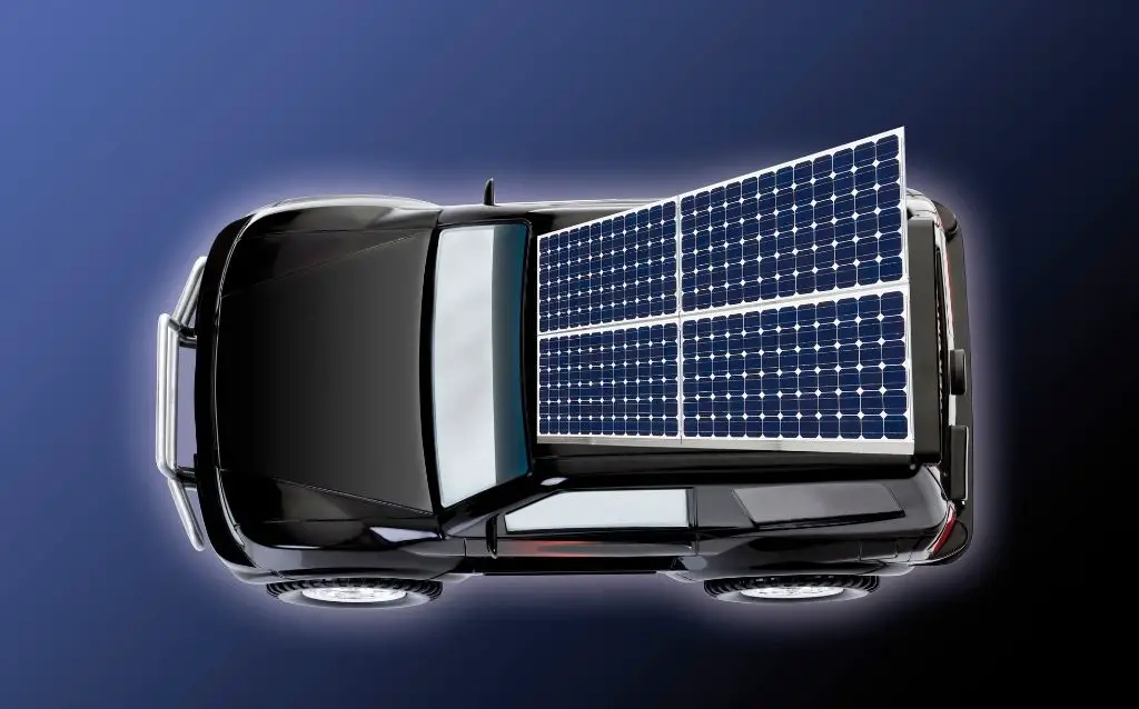 Charging electric car with generator (solar)